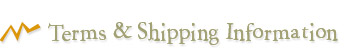 Terms & Shipping Information